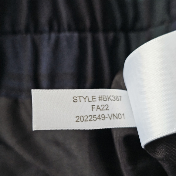 J.Crew Blackwatch Plaid Midi Skirt Pull On Elastic Waist Pockets L - Picture 8 of 13